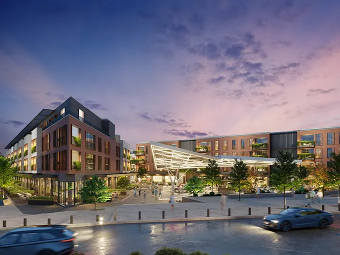 آپارتمان های کم‌طبقه با چشم‌انداز دیوارهای تاریخی استانبول