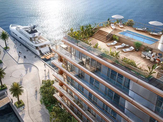 Featured architectural shot of Aeris residences.