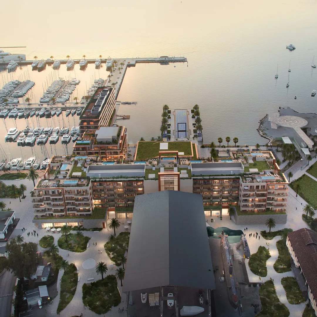 Map location the project landmarks