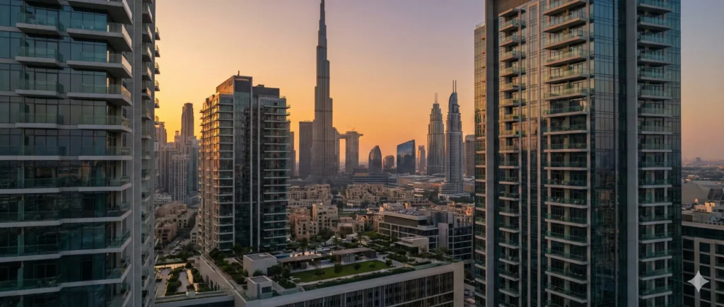 Dubai population growth 2040 reflected in expanding residential neighborhoods and urban planning