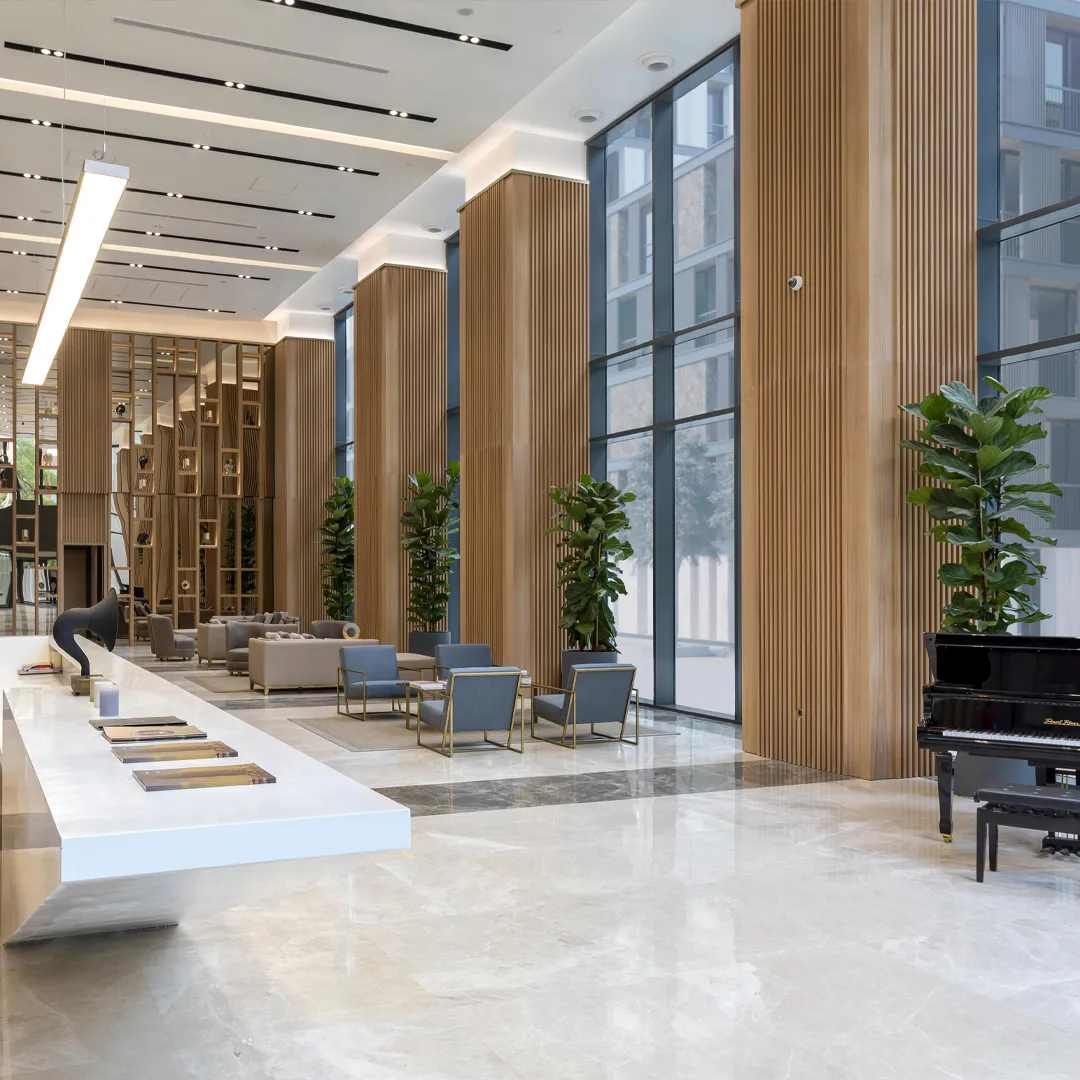 Luxury amenities at One Residence Business Bay including private pools