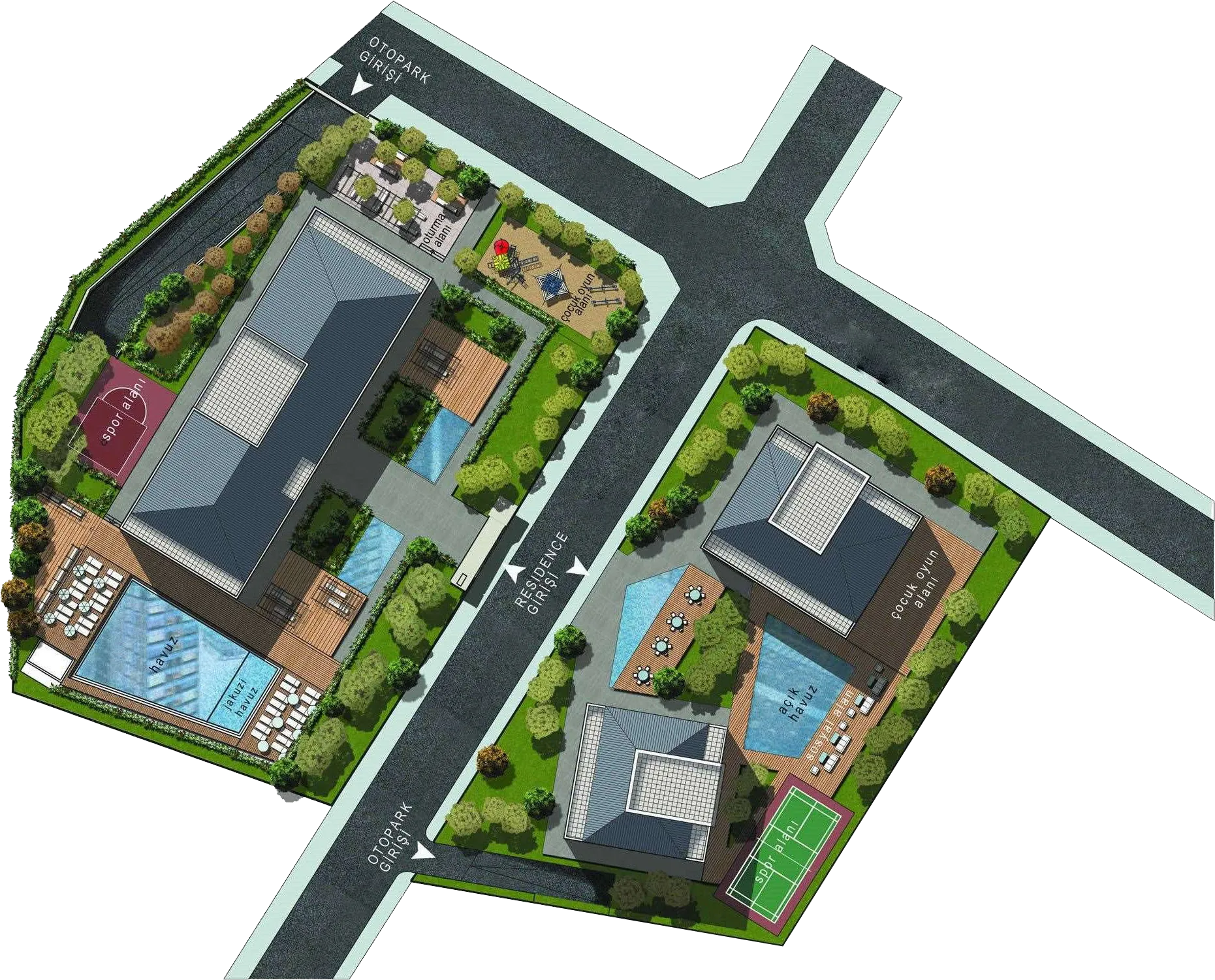 Map location of Bagdat Caddesi Project near landmarks