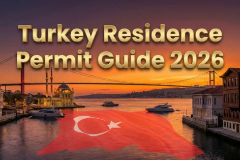 Panoramic view of Istanbul Bosphorus representing the ultimate guide for Turkey residence permit rules in 2026