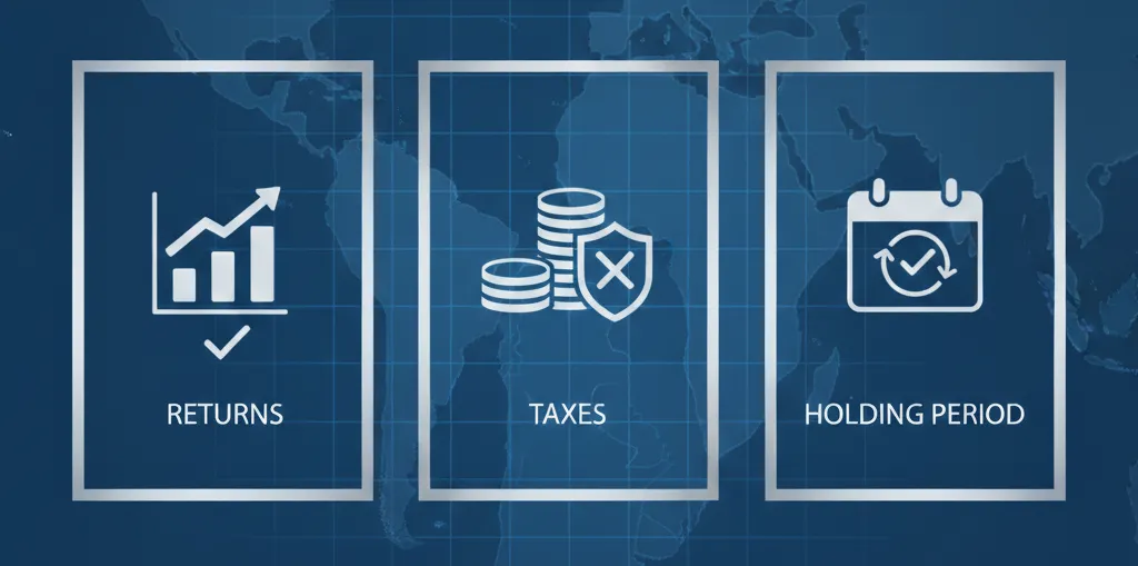 Comparative overview of returns, costs and tax efficiency in Caribbean property investments